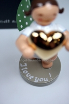 Wendt & Kühn - Liebesbote mit vergoldetem Herz - Goldedition: I love you! Wendt & Kühn - Liebesbote mit vergoldetem Herz - Goldedition: I love you!