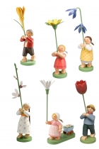 6 Blumenkinder Wendt und Kühn - Satz 6 Blumenkinder Wendt und Kühn - Satz