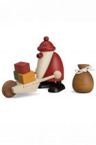 Set 3 - Weihnachtsmann mit Schubkarre - 4 cm Set 3 - Weihnachtsmann mit Schubkarre - 4 cm