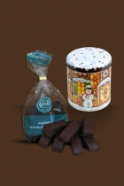 feinste original Pulsnitzer ungefüllte Spitzen mit Runddose - Pfefferkuchenmotiv feinste original Pulsnitzer ungefüllte Spitzen mit Runddose - Pfefferkuchenmotiv