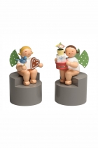 2 vers. Engel auf Podest - Paar 1 - Wendt&Kühn 2 vers. Engel auf Podest - Paar 1 - Wendt&Kühn