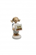 Engel mit erzgebirgischem Lichterhaus 6164 Engel mit erzgebirgischem Lichterhaus 6164