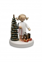 Engel am Weihnachtsbaum mit Pferdchen 6107 Engel am Weihnachtsbaum mit Pferdchen 6107