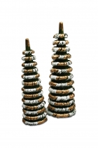 Bäumchen zum Weihnachtsmarkt (1 x 6 cm, 1 x 7 cm) 3206.6 Bäumchen zum Weihnachtsmarkt (1 x 6 cm, 1 x 7 cm) 3206.6