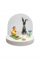 Kerzenhalter mit gläsernem Element und Wendt&Kühn Figuren - komplett Kerzenhalter mit gläsernem Element und Wendt&Kühn Figuren - komplett