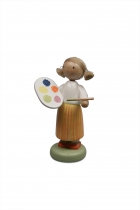 Mädchen mit Farbpalette 5249 Mädchen mit Farbpalette 5249