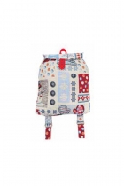 Details-Kinderrucksack Design: Winter Patchwork  - 37x25x6 cm