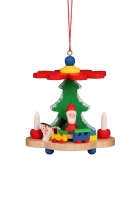 Baumbehang - Pyramide mit Weihnachtsmann Baumbehang - Pyramide mit Weihnachtsmann