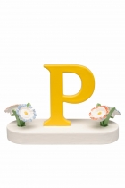 Buchstabe P mit Blume - Wendt & Kühn Buchstabe P mit Blume - Wendt & Kühn