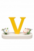 Buchstabe V mit Blume - Wendt & Kühn Buchstabe V mit Blume - Wendt & Kühn