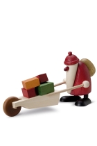 Weihnachtsmann mit Geschenkekarre - 9 cm - Björn Köhler Weihnachtsmann mit Geschenkekarre - 9 cm - Björn Köhler
