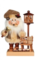 Räuchermann - Wichtel Weihnachtsmann mit Bank Räuchermann - Wichtel Weihnachtsmann mit Bank