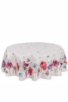 Tischdecke - Blumen mit Schmetterling Tischdecke - Blumen mit Schmetterling