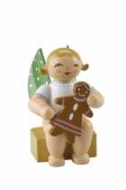Wendt und Kühn Kalender 2023 - nur Kalenderfigur - Engel mit Lebkuchenfrau