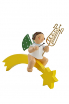 Wendt&Kühn Christbaumengel - Grünhainichener Engel® mit Glockenspiel auf Komet