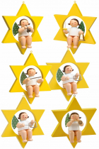 kleine Christbaumengel im Stern - Satz - Wendt&Kühn kleine Christbaumengel im Stern - Satz - Wendt&Kühn