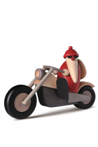 Weihnachtsmann auf Motorrad - 11 cm - Björn Köhler Weihnachtsmann auf Motorrad - 11 cm - Björn Köhler