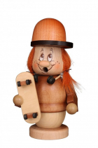 Räuchermann - Miniwichtel Skaterin Räuchermann - Miniwichtel Skaterin