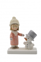 Mädchen mit Schneemann 5413 Mädchen mit Schneemann 5413