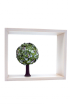 Apfelbaum im Rahmen, weiß (Frühling) Apfelbaum im Rahmen, weiß (Frühling)