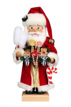 Nussknacker - Weihnachtsmann mit Süßwaren Nussknacker - Weihnachtsmann mit Süßwaren