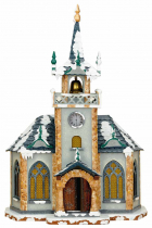 Hubrig Winterkinder Kirche 31 cm Hubrig Winterkinder Kirche 31 cm