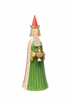 König Balthasar stehend mit Umhang aus Krippenszene Wendt und Kühn König Balthasar stehend mit Umhang aus Krippenszene Wendt und Kühn