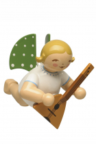 Grünhainichener Engel®, Wendt und Kühn - Schwebeengel mit Balalaika Grünhainichener Engel®, Wendt und Kühn - Schwebeengel mit Balalaika