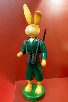 Hase Jäger - 25 cm - Knickohr Fa. Gahlenz - Neuheit 2024 Hase Jäger - 25 cm - Knickohr Fa. Gahlenz - Neuheit 2024