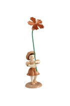 Blumenkind - natur Nelke Faltenrock - BK 014 Blumenkind - natur Nelke Faltenrock - BK 014