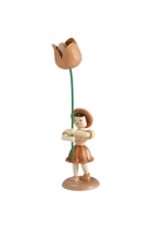 Blumenkind - natur Tulpe Faltenrock - BK 016 Blumenkind - natur Tulpe Faltenrock - BK 016
