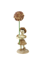 Blumenkind - natur Chrysantheme Faltenrock - BK 026 Blumenkind - natur Chrysantheme Faltenrock - BK 026
