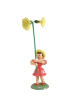 Blumenkind - farbig Primel  Faltenrock - BKF 006