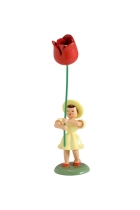 Details-Blumenkind - farbig Tulpe  Faltenrock - BKF 016