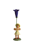 Blumenkind - farbig Enzian Faltenrock - BKF 022 Blumenkind - farbig Enzian Faltenrock - BKF 022