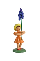 Blumenkind - farbig Traubenhyazinthe Faltenrock - BKF 024 Blumenkind - farbig Traubenhyazinthe Faltenrock - BKF 024