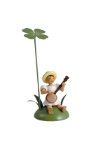 Blumenkind sitzend - farbig Klee/Banjo Faltenrock - BKS 023 Blumenkind sitzend - farbig Klee/Banjo Faltenrock - BKS 023