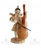 Faltenrockengel mit Violoncello - natur - EK 027 Faltenrockengel mit Violoncello - natur - EK 027