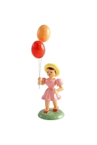 Mädchen mit Luftballon farbig Luftballon farbig - MF 004 Mädchen mit Luftballon farbig Luftballon farbig - MF 004