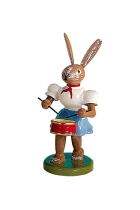 Osterhase farbig Trommel  Faltenrock - OHF 016