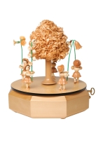 Spieldose mit 5 Blumenkindern - natur - SP 002 Spieldose mit 5 Blumenkindern - natur - SP 002