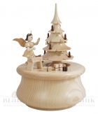 Spieldose mit Baum und Engel - SP 022 Spieldose mit Baum und Engel - SP 022