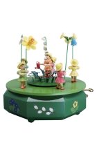 Spieldose mit Blumenwiese - farbig - SPF 004 Spieldose mit Blumenwiese - farbig - SPF 004