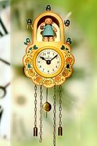 Wanduhr - gelb Wanduhr - gelb