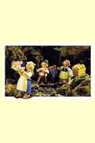 Postkarte Erntekinder Postkarte Erntekinder