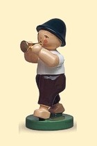 Junge mit Flöte - Wendt und Kühn - aus Kinderzug Junge mit Flöte - Wendt und Kühn - aus Kinderzug