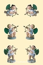 Grünhainichener Engel® - Satz Amorengel mit 6 Figuren Grünhainichener Engel® - Satz Amorengel mit 6 Figuren