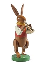 Hasenmusikant mit Doppelflöte, Wendt&Kühn Hasenmusikant mit Doppelflöte, Wendt&Kühn