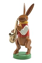 Hasenmusikant mit Saxophon, Wendt&Kühn Hasenmusikant mit Saxophon, Wendt&Kühn