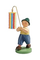 Junge mit langem Lampion, gestreift - Wendt&Kühn Junge mit langem Lampion, gestreift - Wendt&Kühn